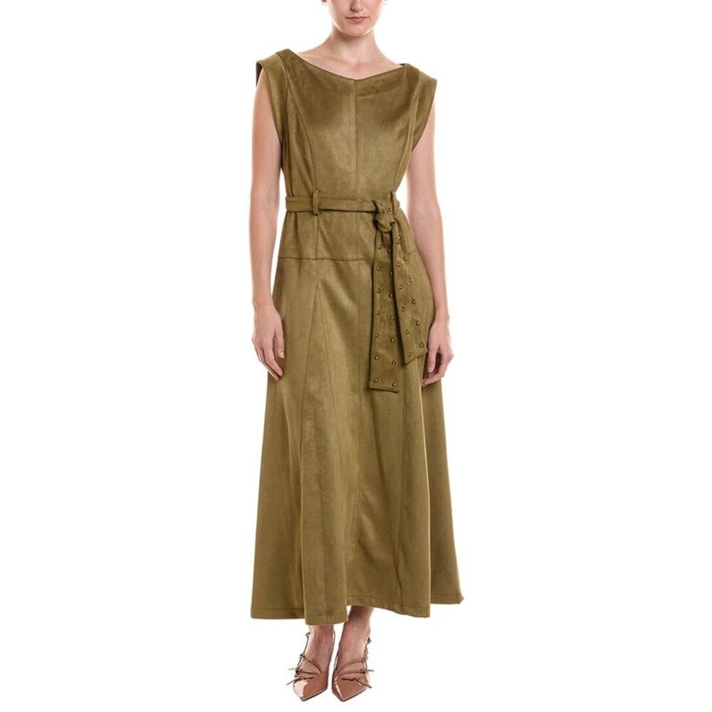 Taylor Womens Midi Dress, Green